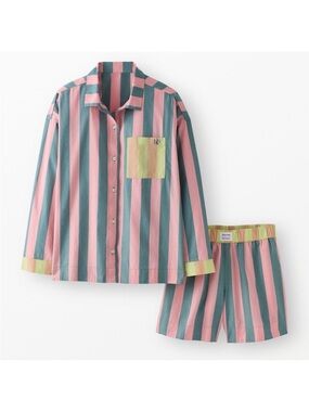 NWT Dusen Dusen x Hannah Andersson Stripe PJ’s Set in Martine Stripe XL